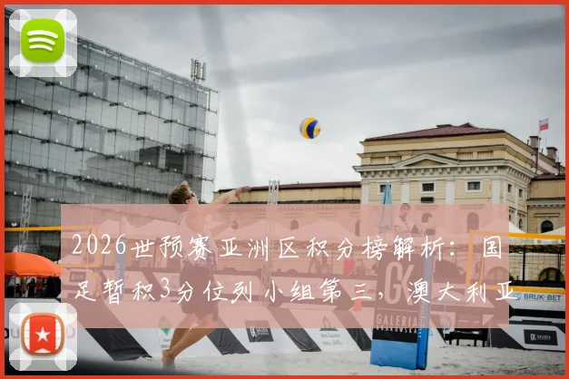 2026世预赛亚洲区积分榜解析:国足暂积3分位列小组第三,澳大利亚锁定赛区冠军,出线形势深度剖析